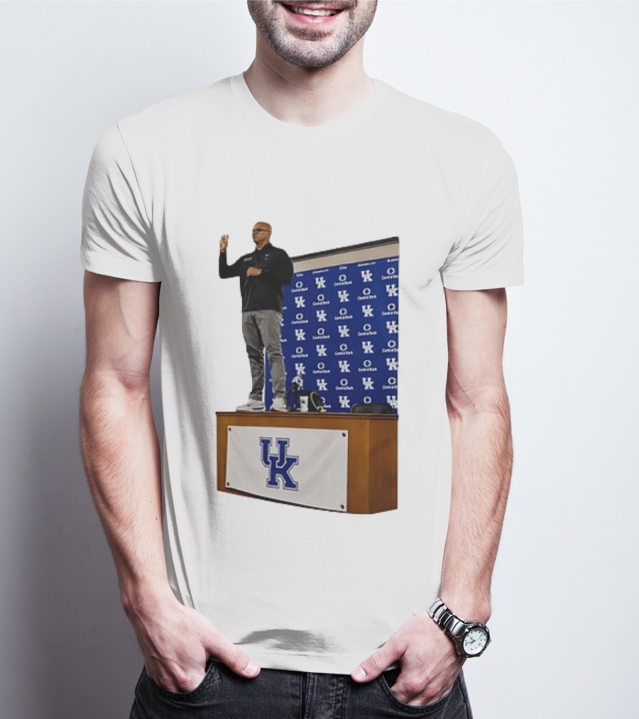 Mark Pope UK Wildcats Kentucky Basketball Coach Press Conference T-Shirt