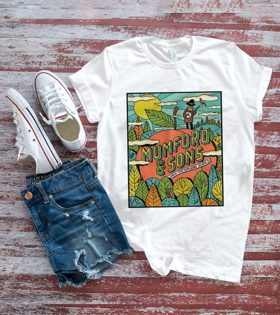 Mumford & Sons State Farm Arena Atlanta GA Concert 9/10/26 Sun Nature T-Shirt