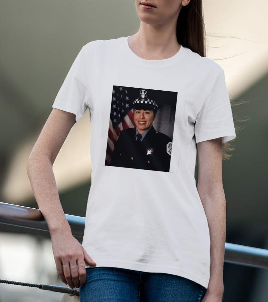 Never Forget Chicago Police Department Ella French Memorial Officer T-Shirt