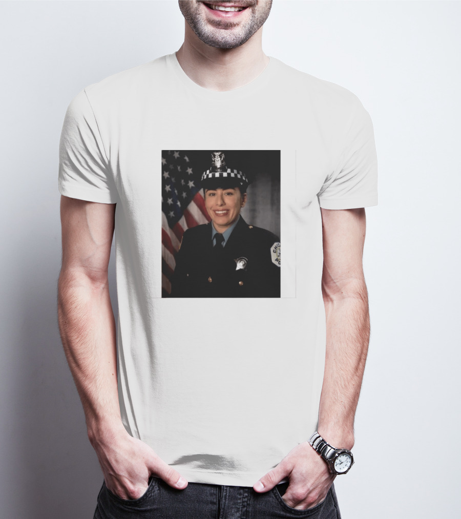 Never Forget Chicago Police Department Ella French Memorial Officer T-Shirt