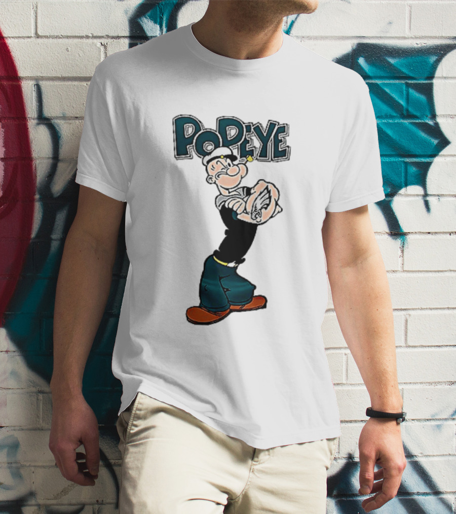 Philadelphia Eagles X Popeye I Yam What I Yam An Thats All I Yam T-Shirt
