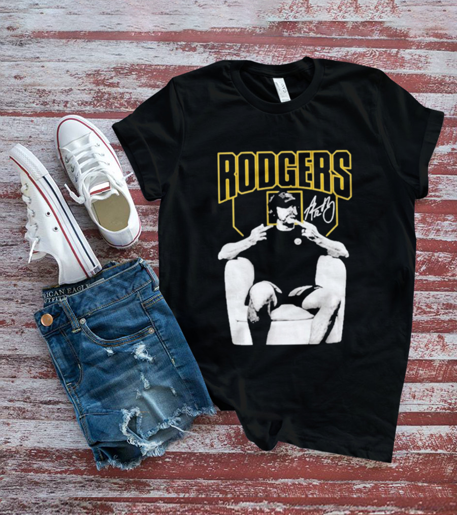 Rodgers Absolute Coward Double Middle Finger Pittsburgh Steelers T-Shirt
