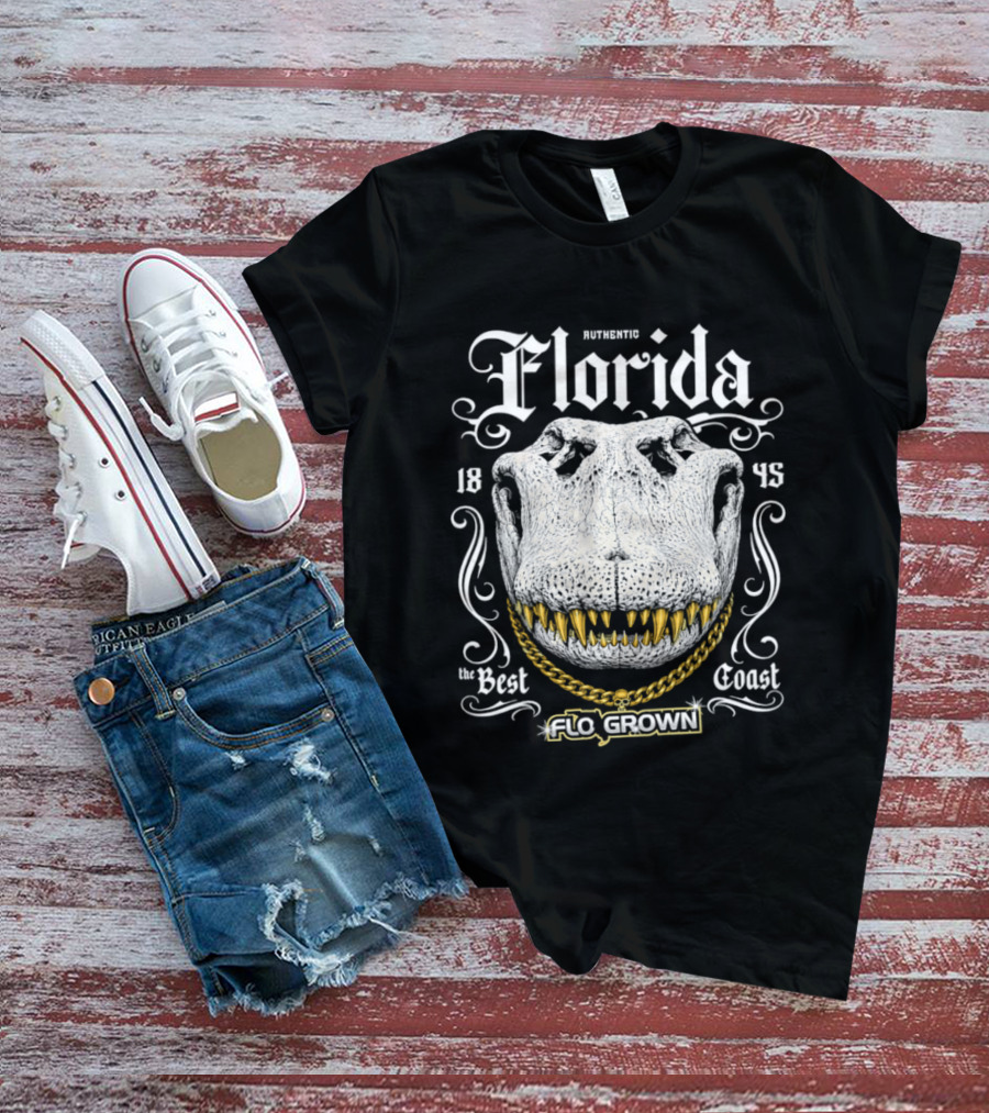Authentic Florida 1845 Best Coast Flo Grown Alligator T-Shirt