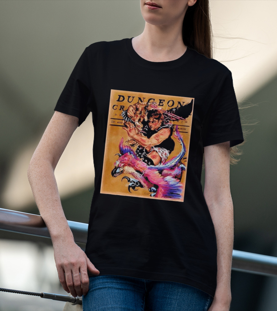 Dungeon Crawler Carl Goddamnit Donut Fantasy Adventure Art By Andrew Bowser T-Shirt
