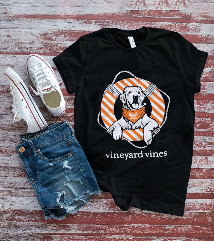 Vineyard Vines Golden Retriever Life Preserver T-Shirt