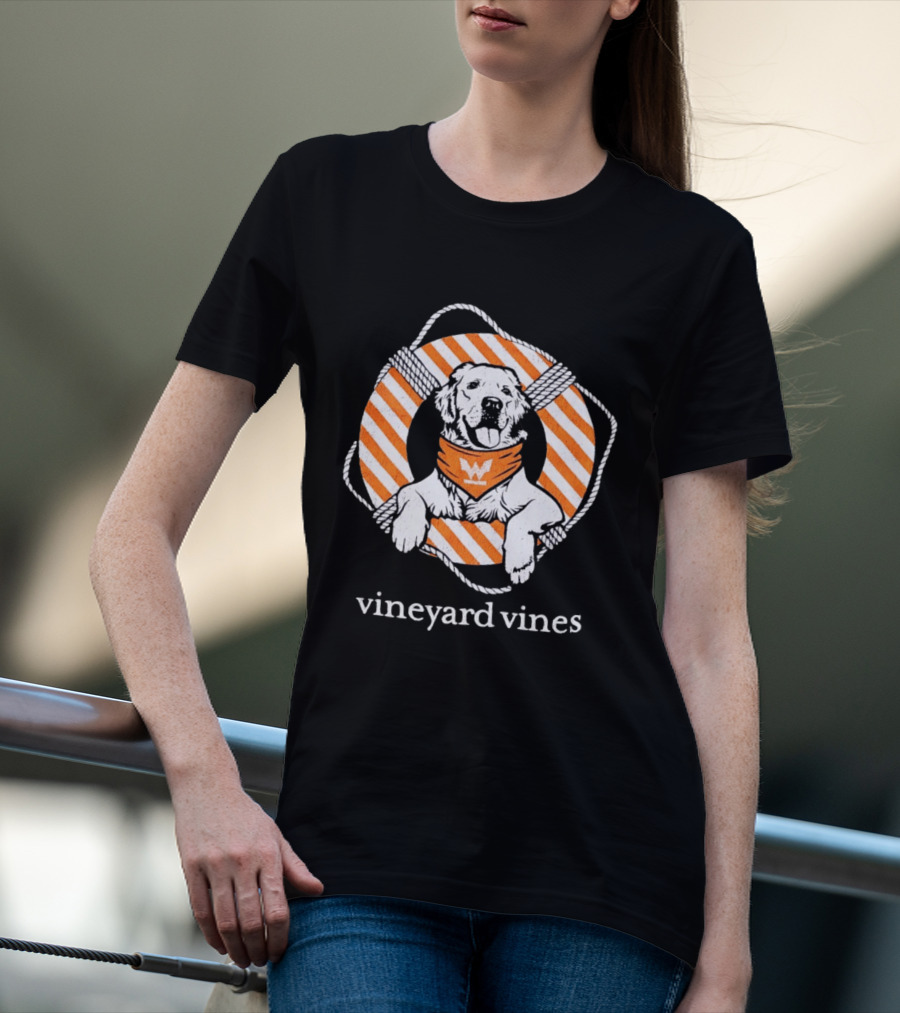 Vineyard Vines Golden Retriever Life Preserver T-Shirt
