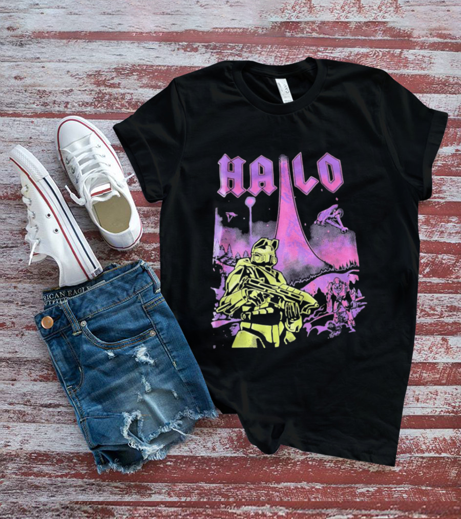 Halo Master Chief Retro Gaming Xbox T-Shirt