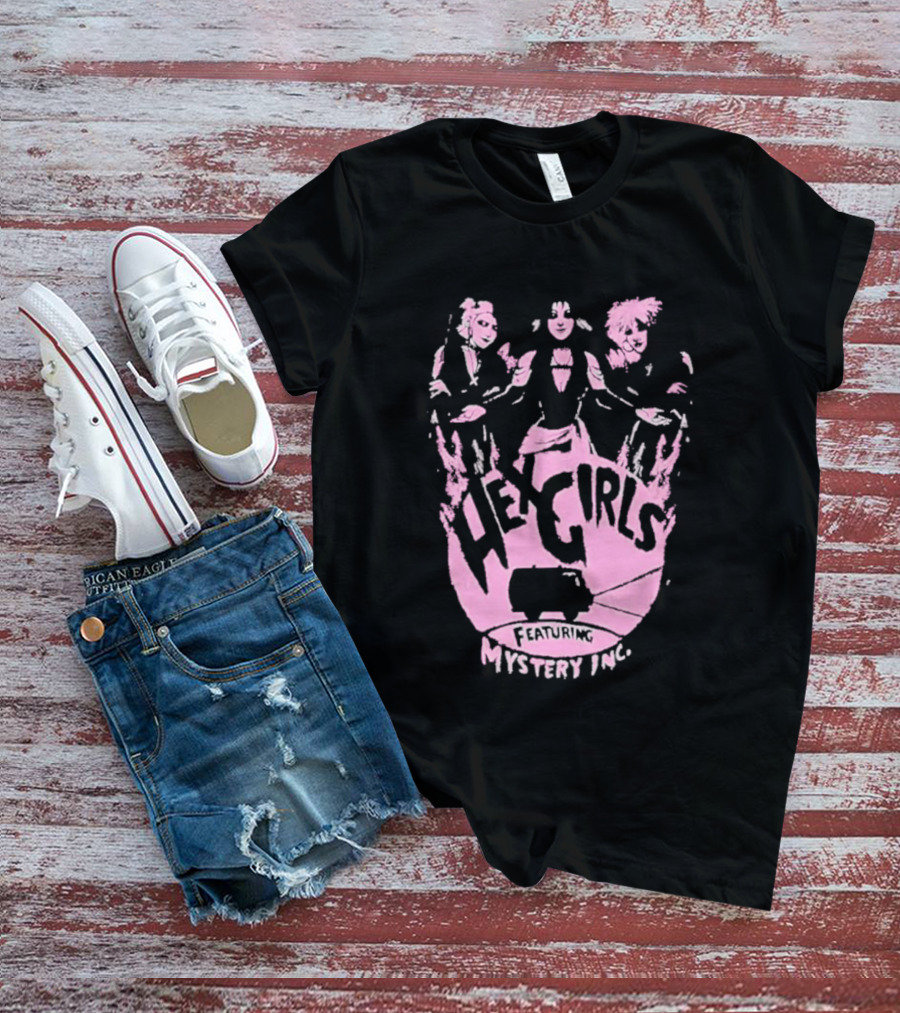 Hex Girls Featuring Mystery Inc Rock Band Collaboration T-Shirt