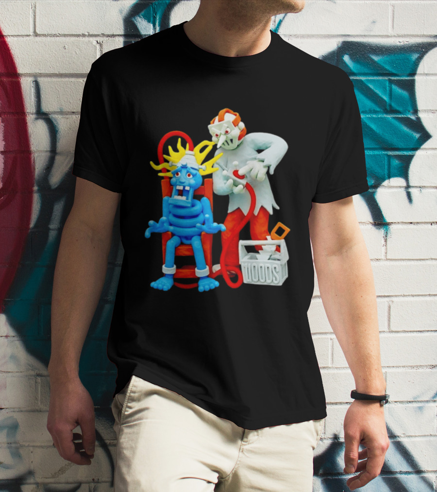 Friday The 13th Jason Voorhees Electrocution Scene Woods T-Shirt