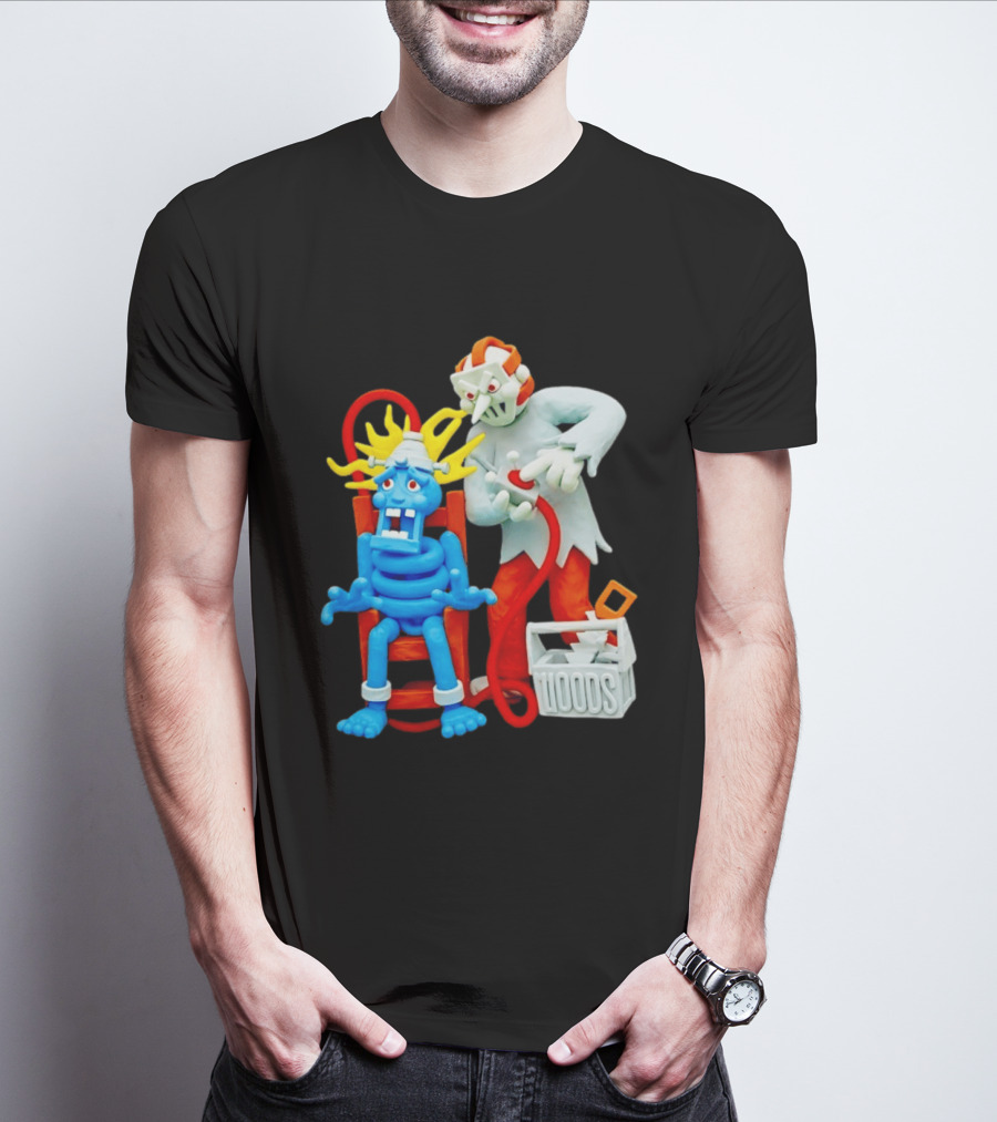 Friday The 13th Jason Voorhees Electrocution Scene Woods T-Shirt