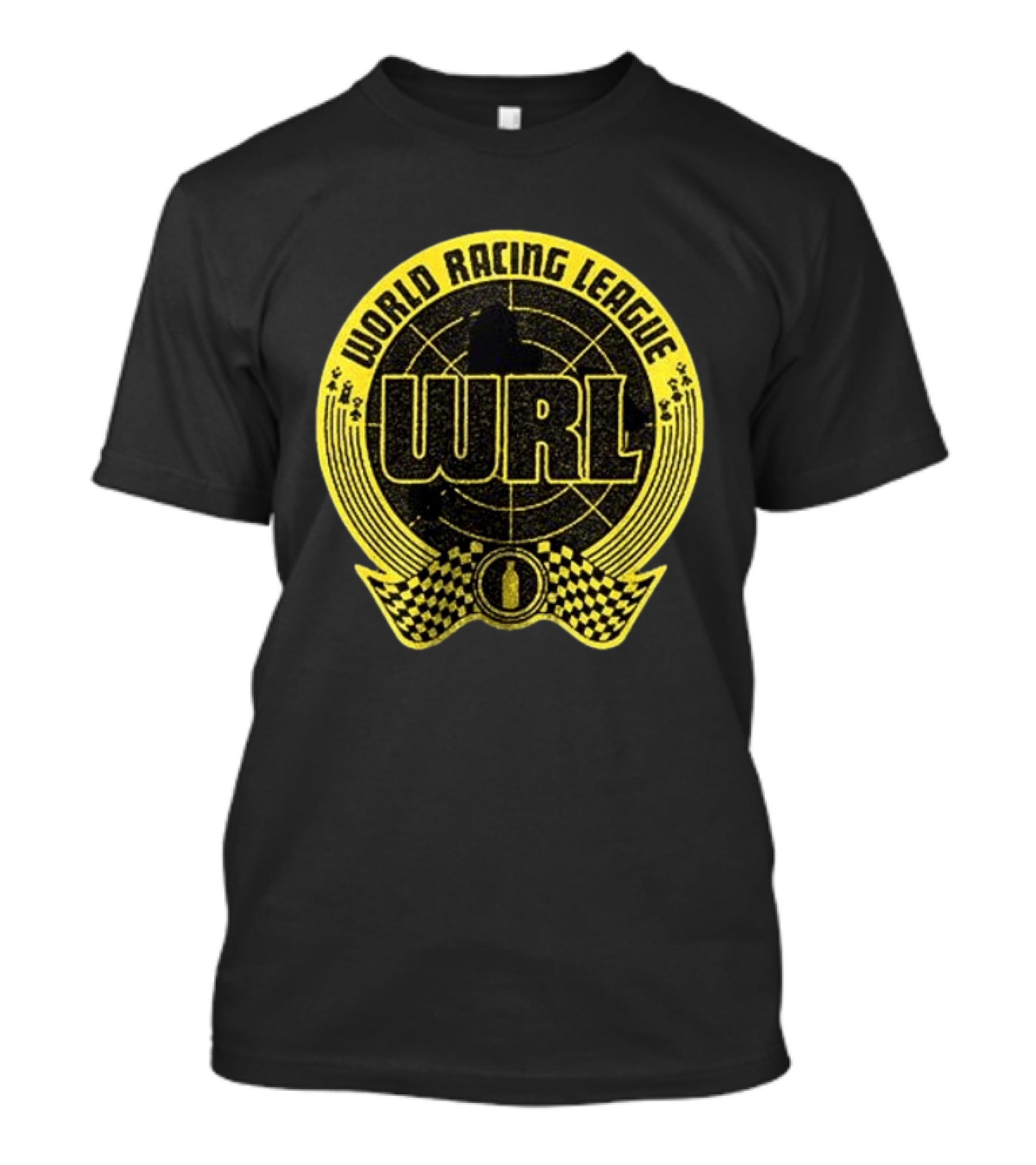 World Racing League WRL Racing Checkered T-Shirt
