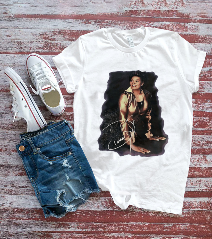 Dionne Warwick Iconic Soul Singer Legend Autographed Image T-Shirt