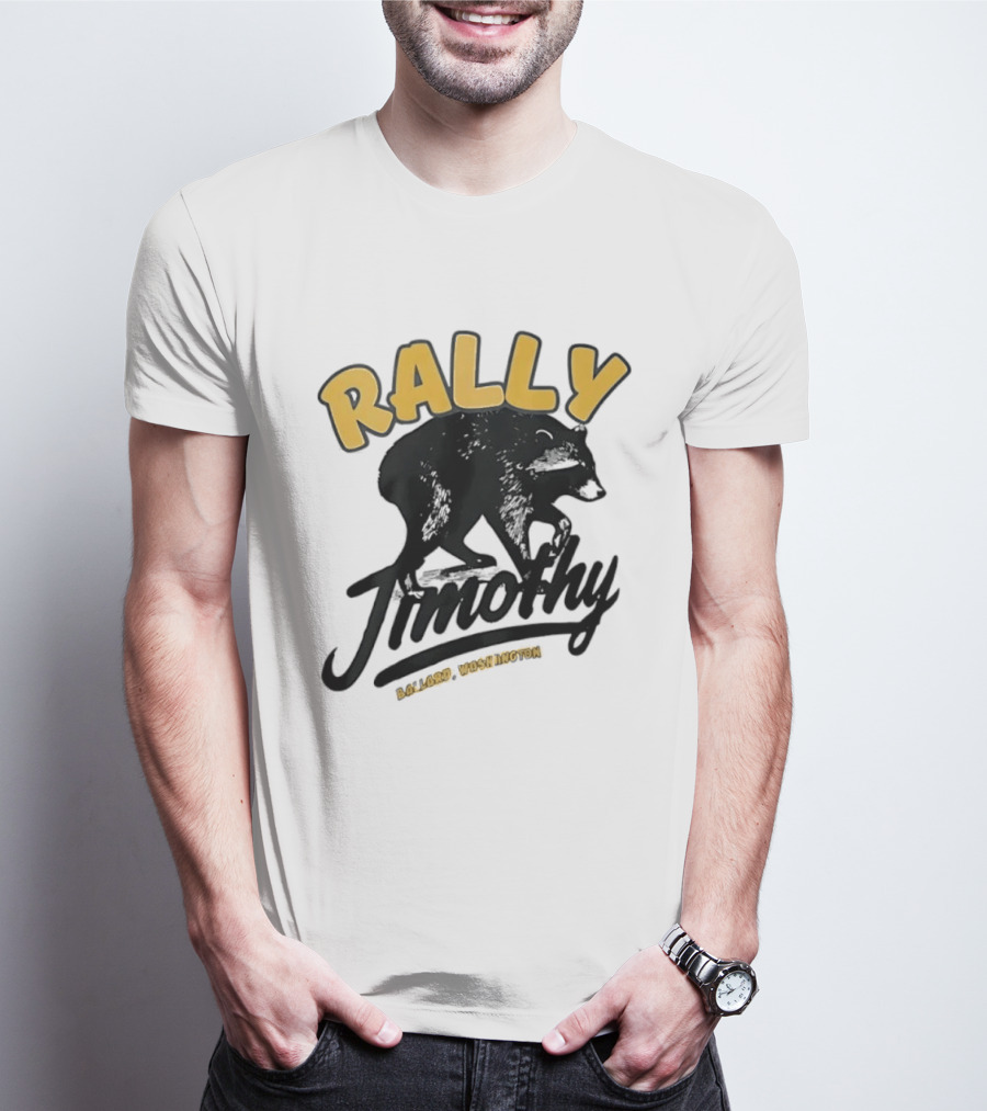 Rally Timothy Ballard Washington Black Raccoon T-Shirt