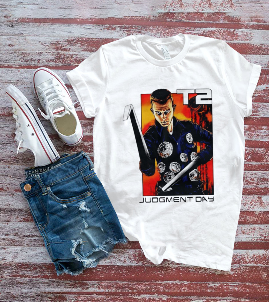 T2 Judgment Day 1000 Iconic Scene T-Shirt