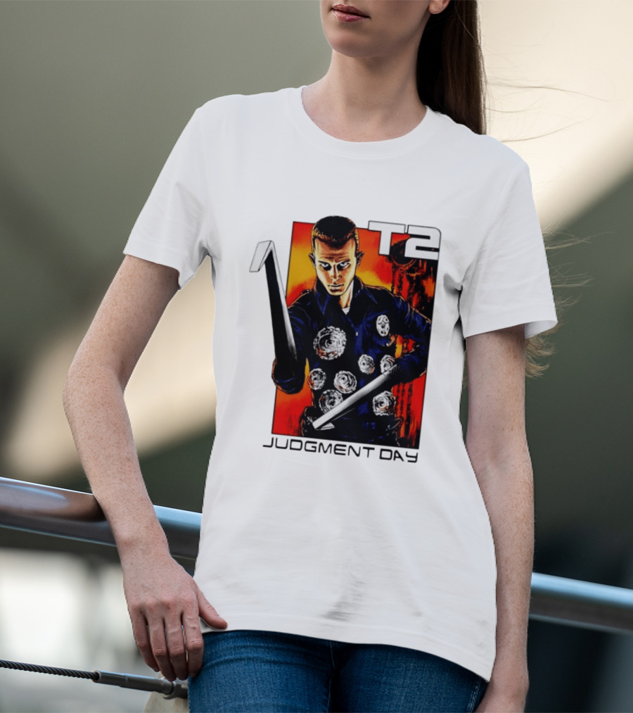 T2 Judgment Day 1000 Iconic Scene T-Shirt