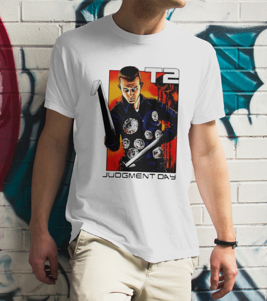 T2 Judgment Day 1000 Iconic Scene T-Shirt