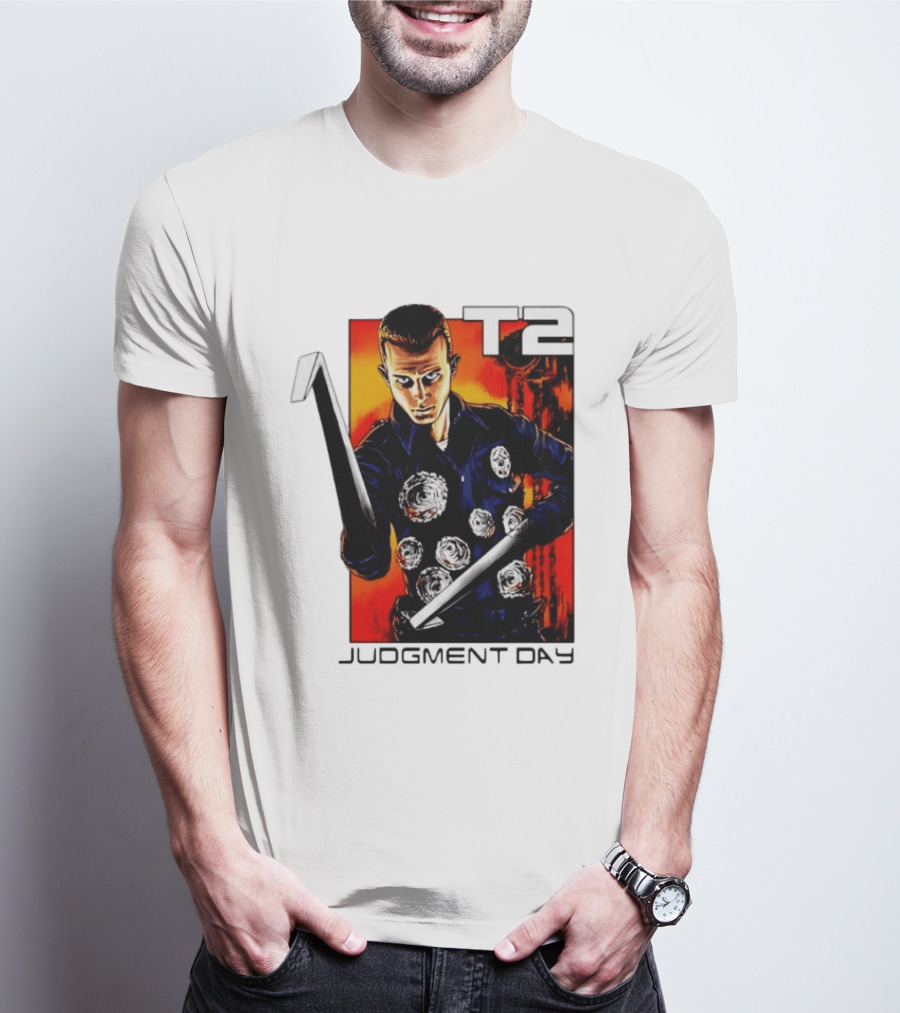 T2 Judgment Day 1000 Iconic Scene T-Shirt