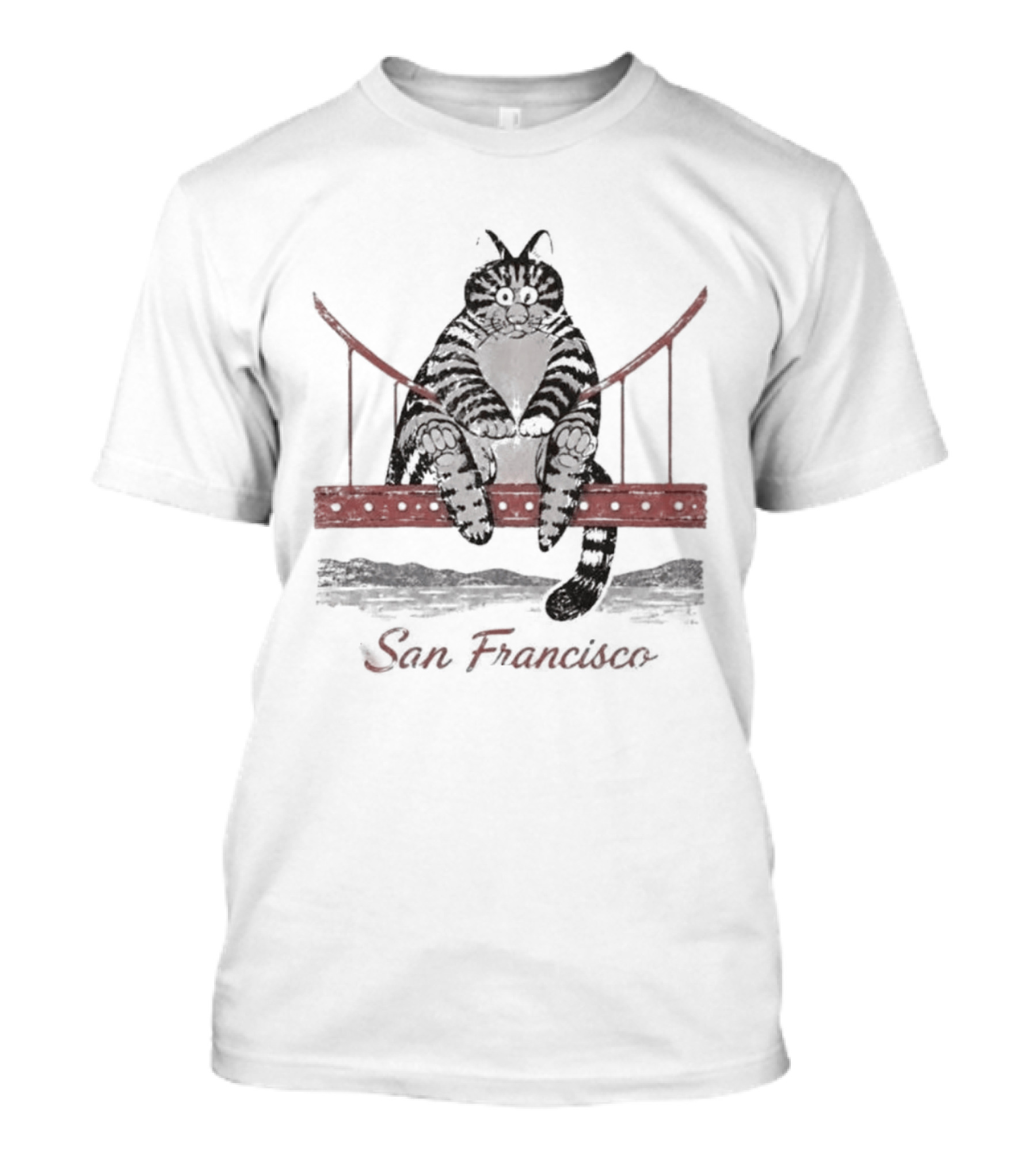 Project Hail Mary Cat Golden Gate Bridge San Francisco T-Shirt