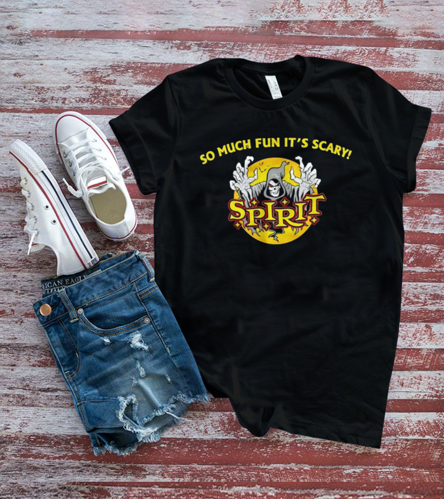 Spirit Halloween So Much Fun It's Scary Skeleton Ghost Hand T-Shirt