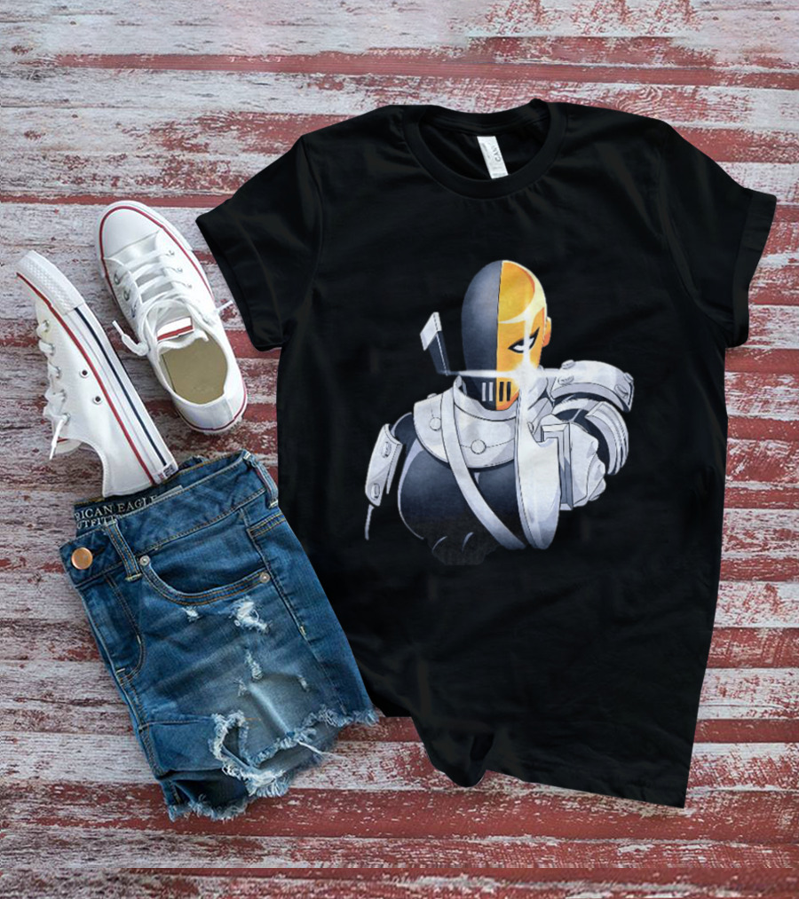 Deathstroke DC Comics Armor Sword Wielding T-Shirt