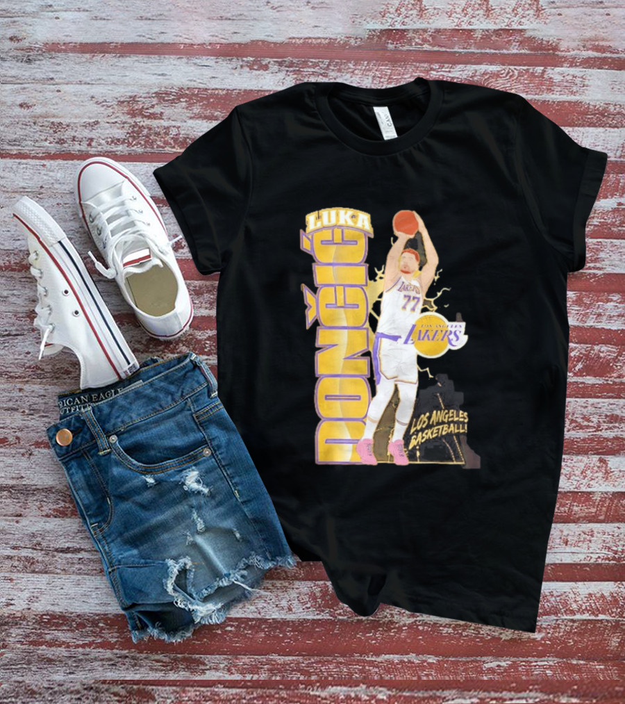 Los Angeles Lakers Luka Dončić Basketball 77 T-Shirt
