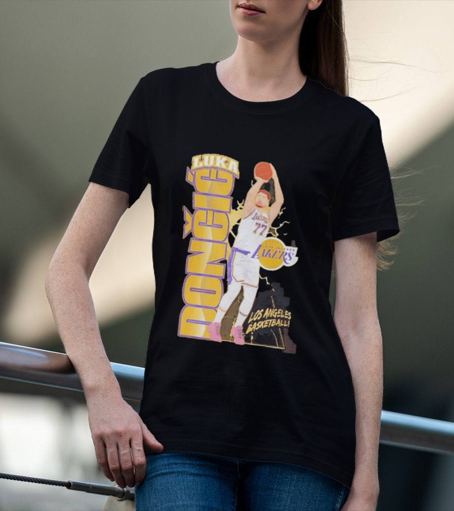 Los Angeles Lakers Luka Dončić Basketball 77 T-Shirt