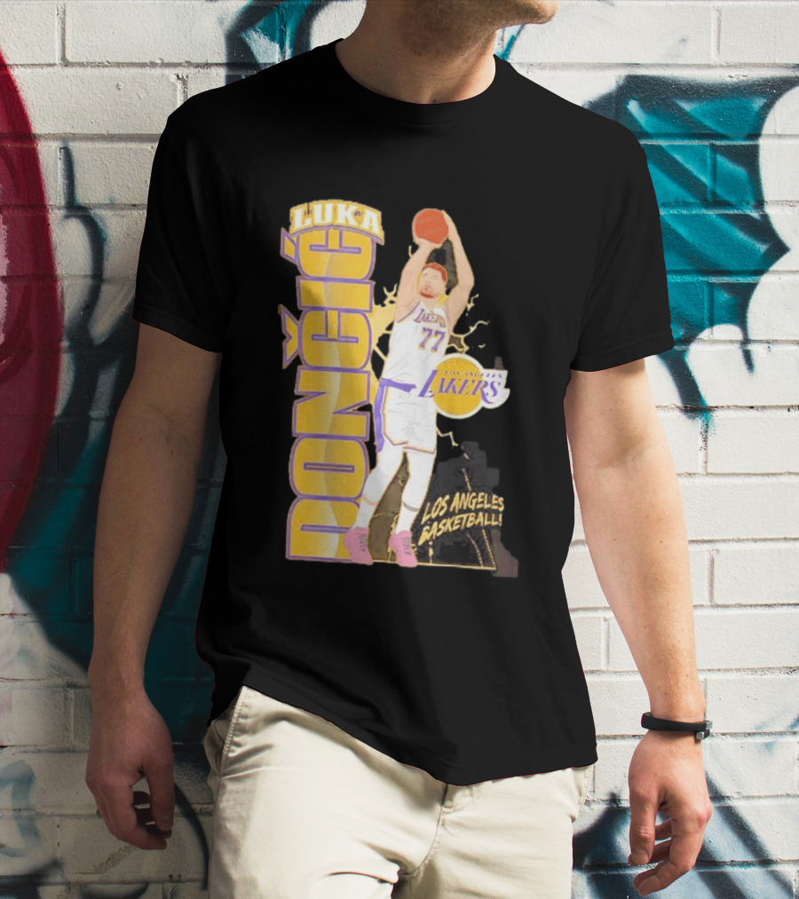 Los Angeles Lakers Luka Dončić Basketball 77 T-Shirt
