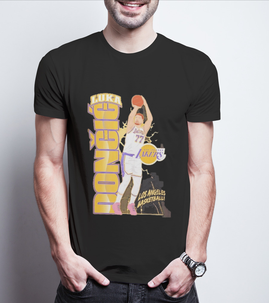Los Angeles Lakers Luka Dončić Basketball 77 T-Shirt