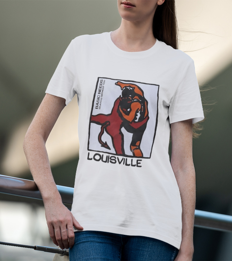 Louisville Basic Needs Death Is Without You Wrestling T-Shirt
