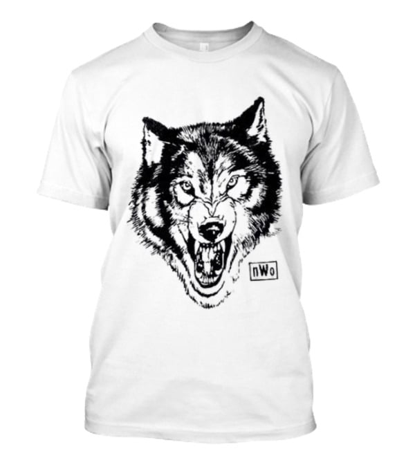 NWO New World Order Wolfpack Black Wolf Head T-Shirt