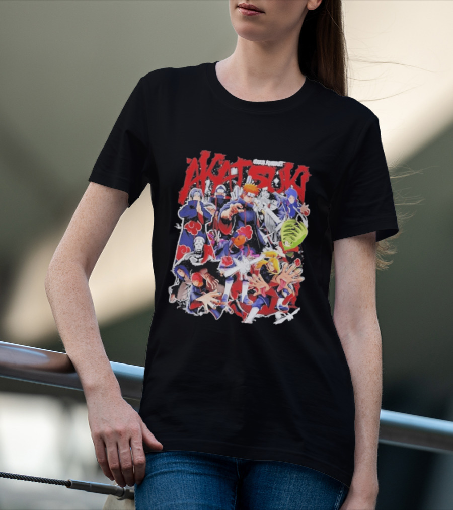 Akatsuki Vibes Konnect Naruto Anime Pain Characters Animation T-Shirt