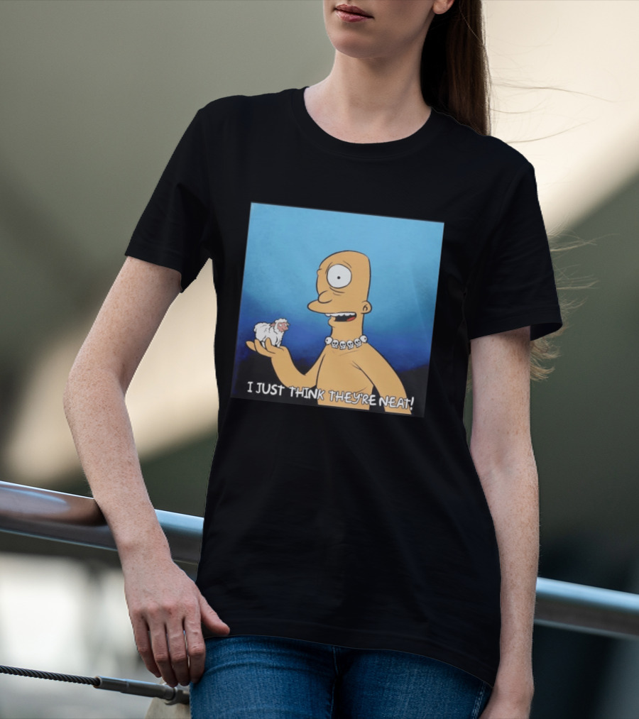 Odyssey The Cyclops I Just Think They're Neat Funny Cartoon T-Shirt