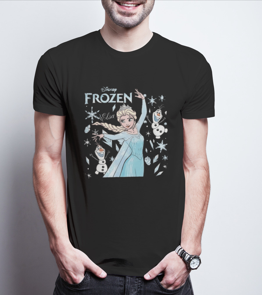 Disney Frozen Elsa Olaf Snow Queen T-Shirt