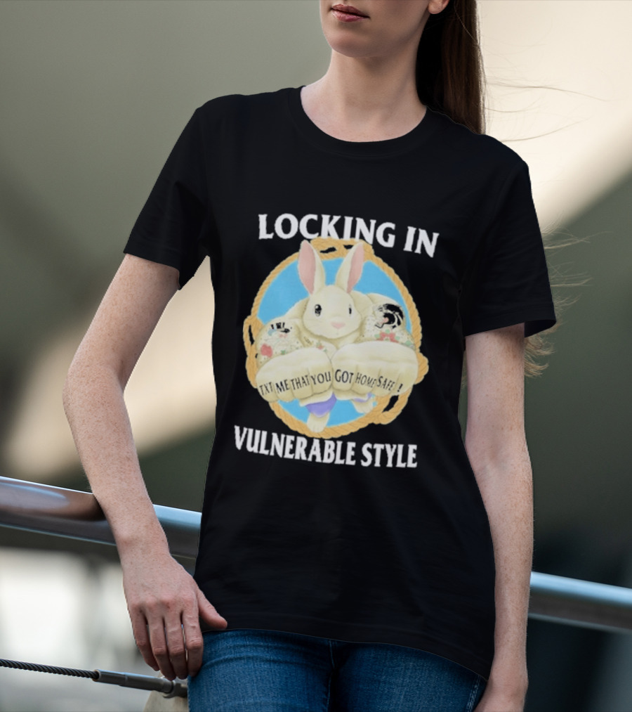 Locking In Vulnerable Style Rabbit T-Shirt