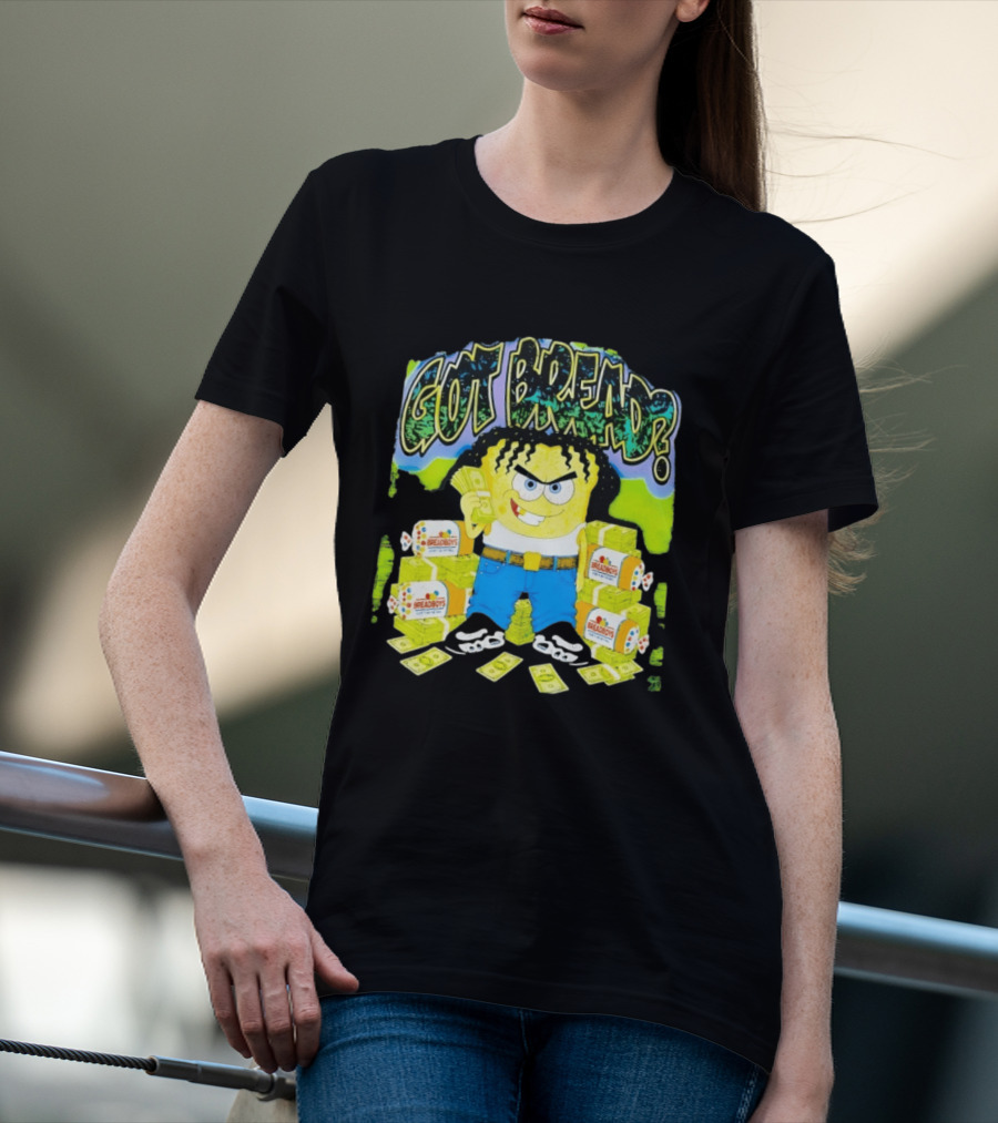 Got Bread Breadboys Cash Stacks And Cartoon Dollar Blocks T-Shirt
