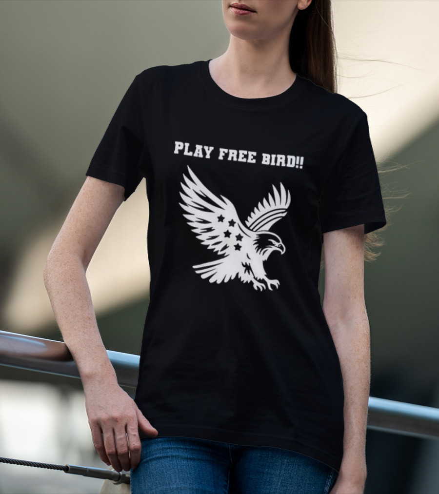 Play Free Bird Eagle Skynyrd Supremacist T-Shirt