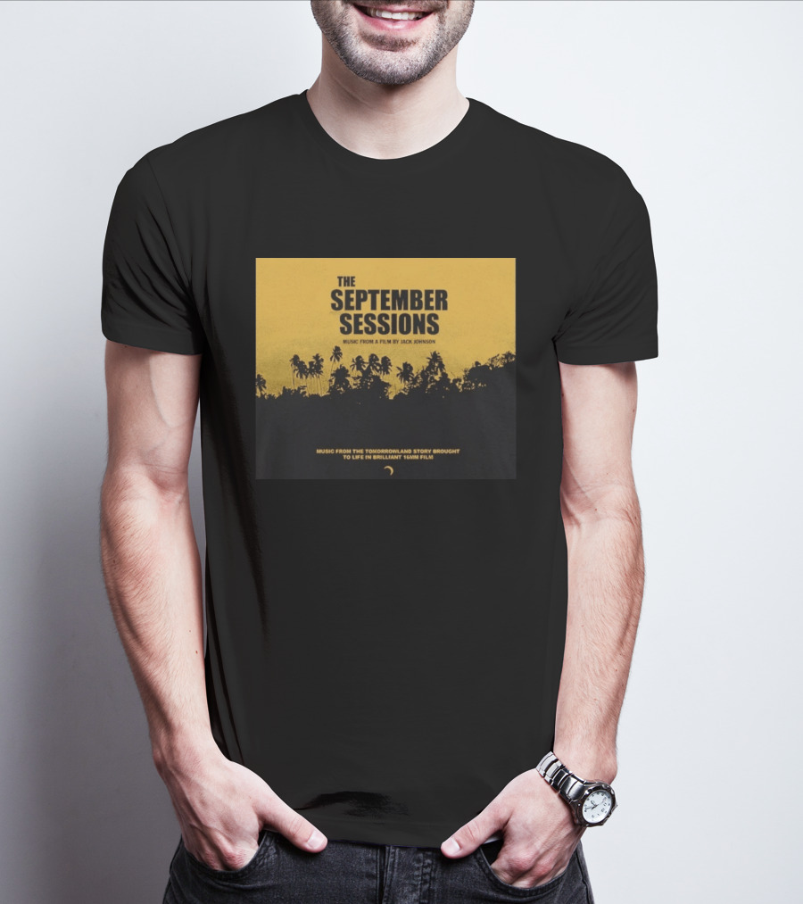 The September Sessions Music From A Film By Jack Johnson Tomorrowland Story 16mm Film T-Shirt