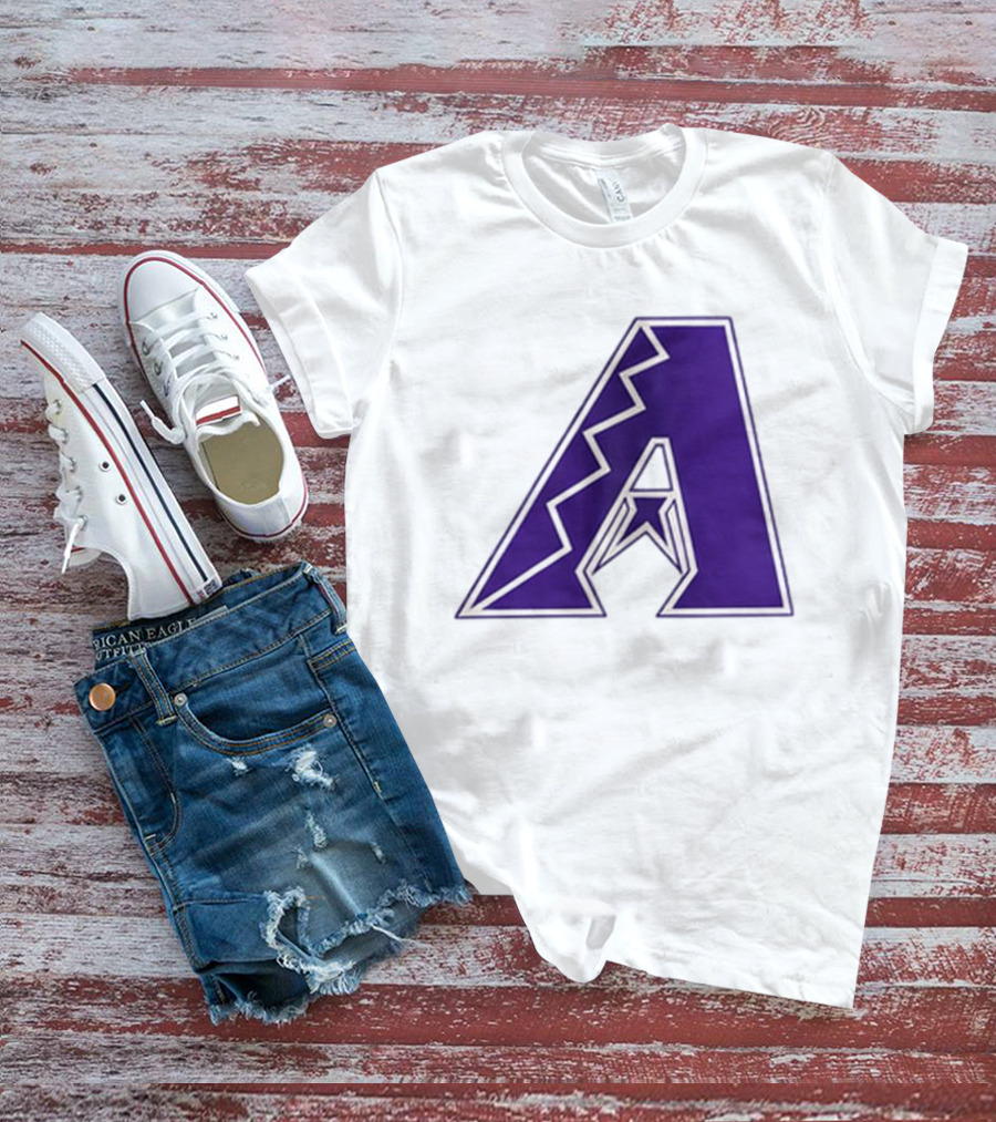 2026 Arizona Diamondbacks GCU Jersey Giveaway Purple "A" T-Shirt