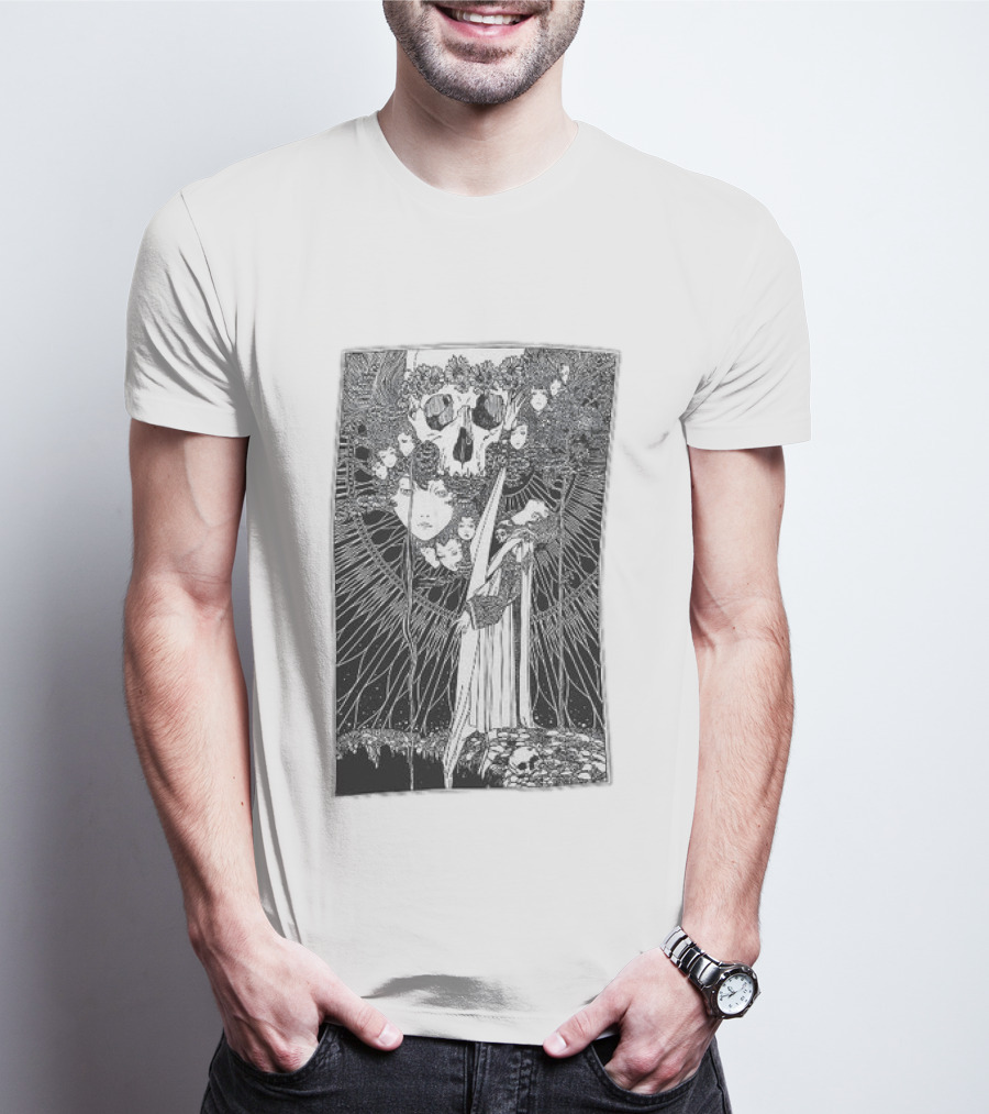 Alcest Kodama Album Art Black And White T-Shirt