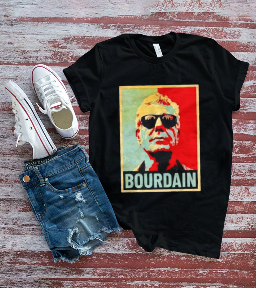 Bourdain Hope Iconic Style Image T-Shirt
