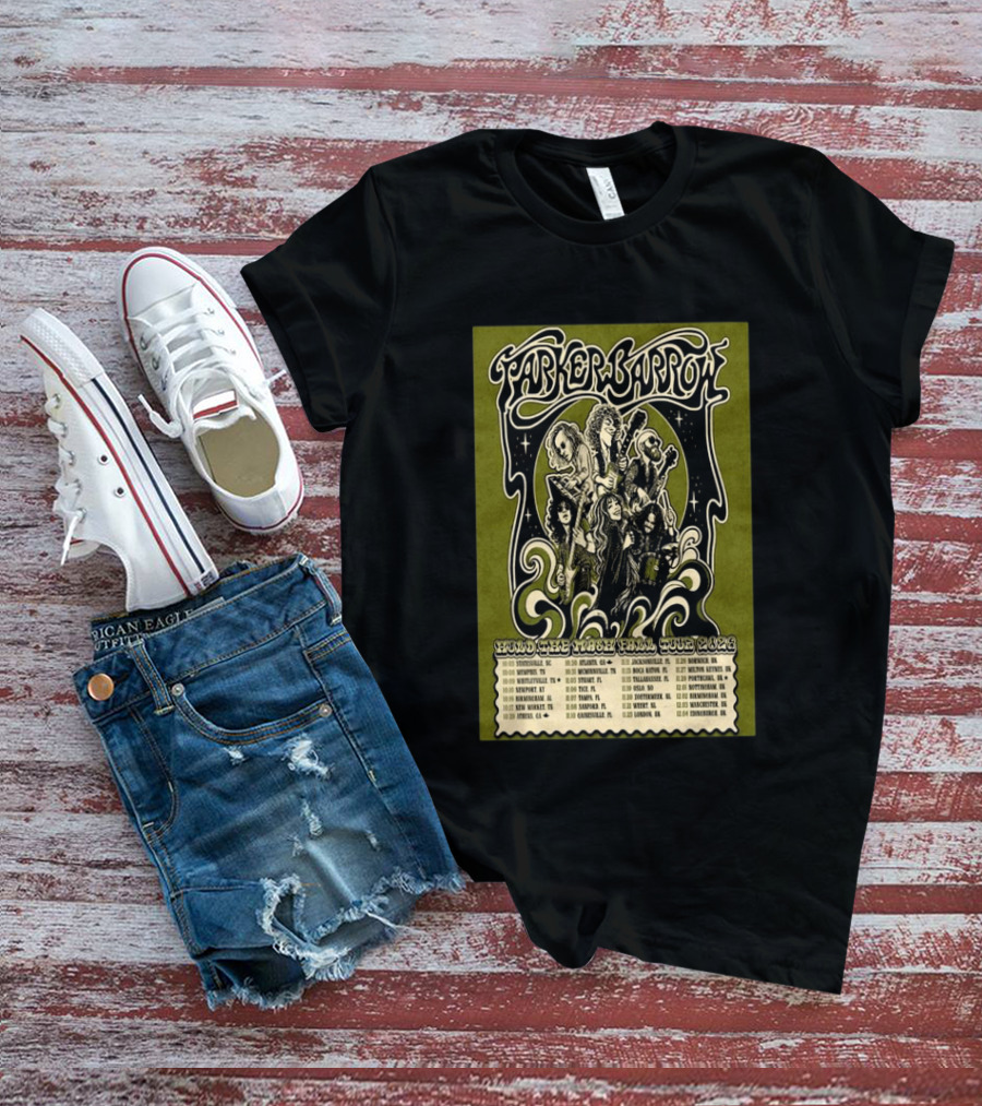 Parker Barrow Hold The Mash Fall Tour 2026 Concert Memphis Atlanta Nashville Houston T-Shirt