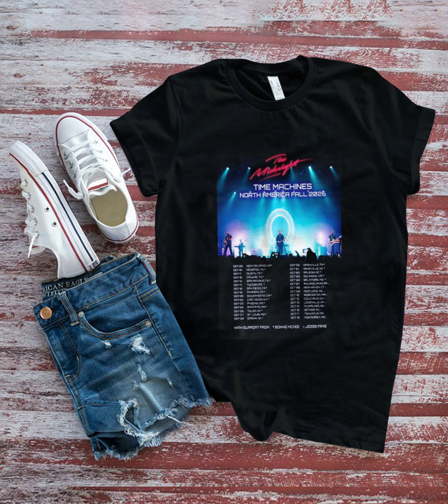 The Midnight Time Machines Tour North America Fall 2026 T-Shirt