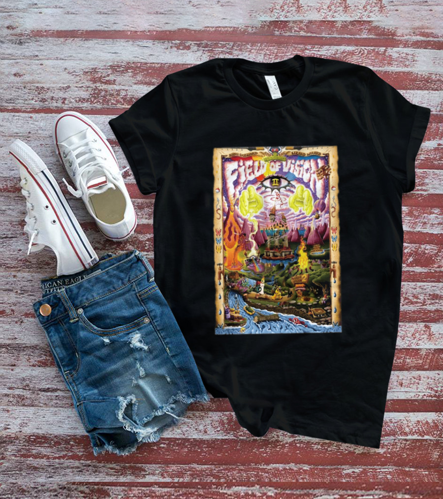 King Gizzard And The Lizard Wizard Field Of Vision II Meadow Creek Buena Vista CO Aug 14 16 2026 T-Shirt