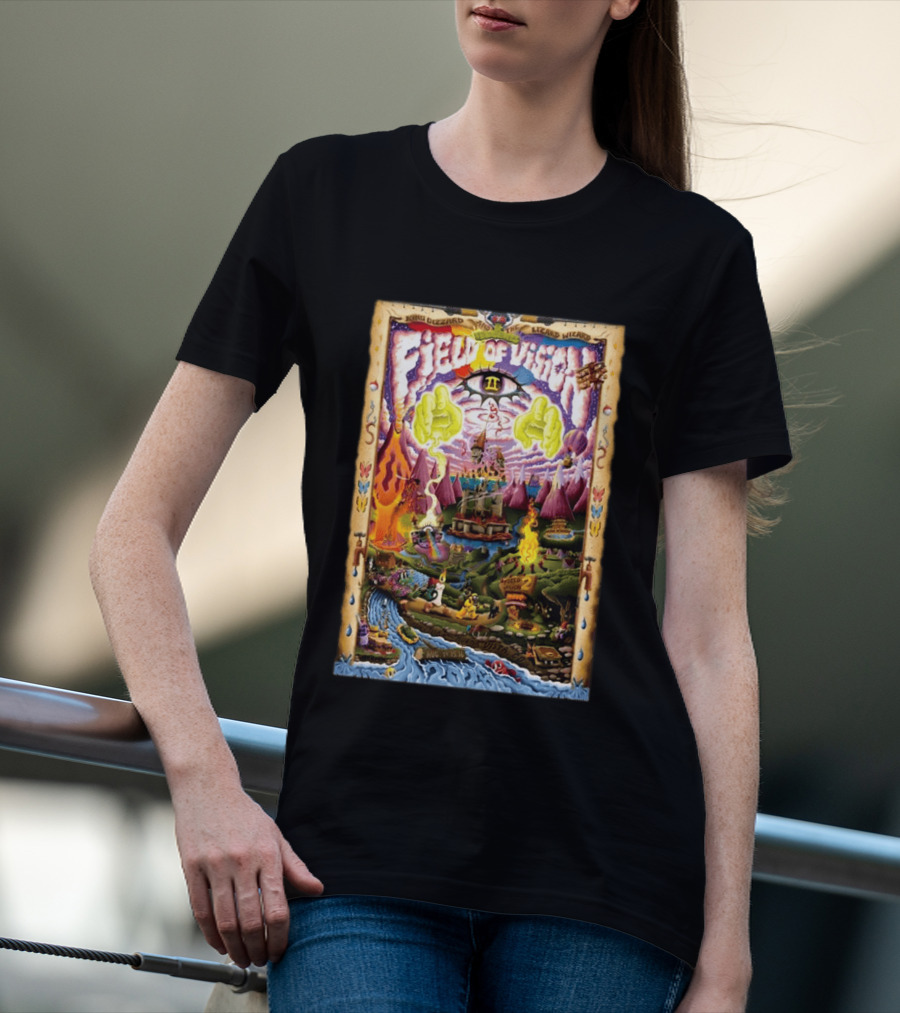 King Gizzard And The Lizard Wizard Field Of Vision II Meadow Creek Buena Vista CO Aug 14 16 2026 T-Shirt
