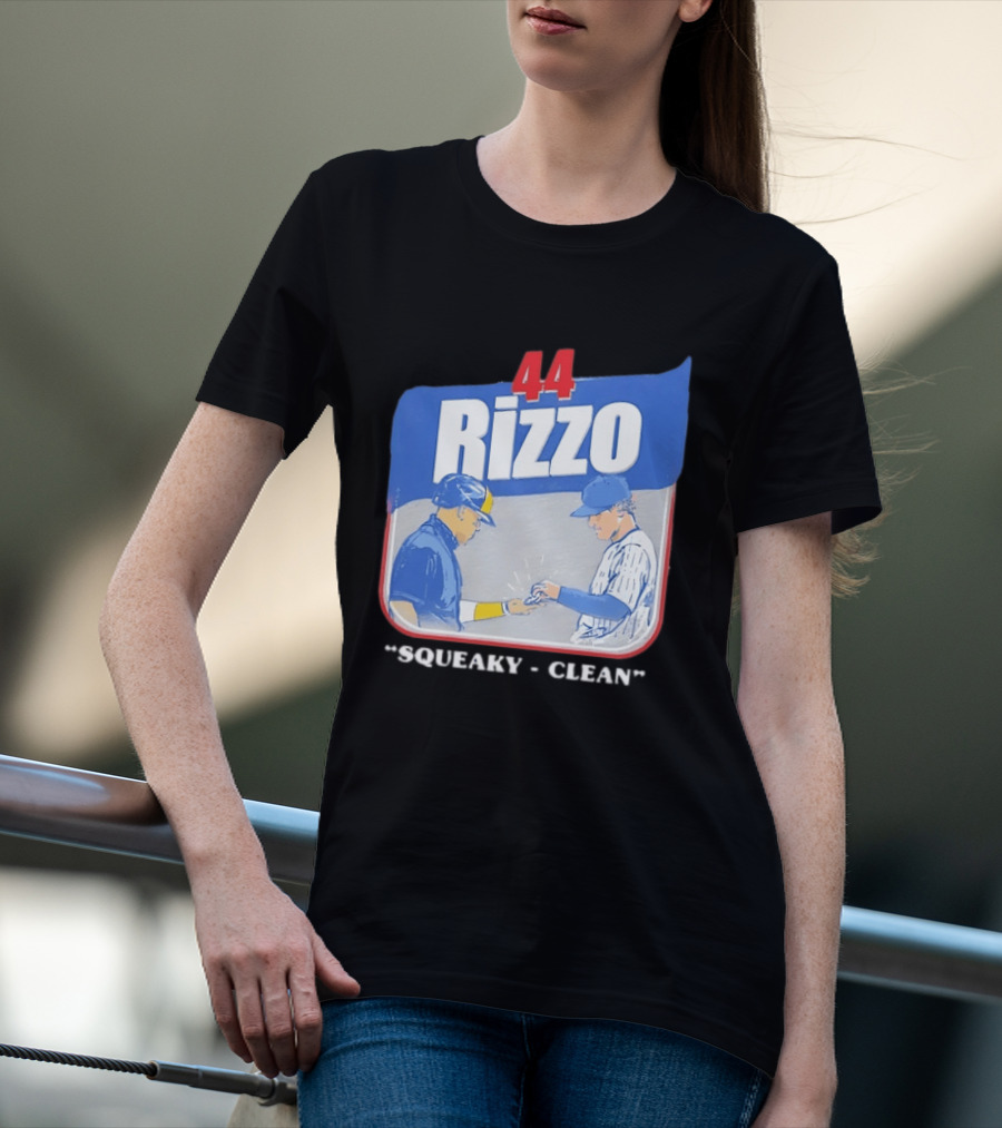 Anthony Rizzo 44 Squeaky Clean Baseball Exchange T-Shirt
