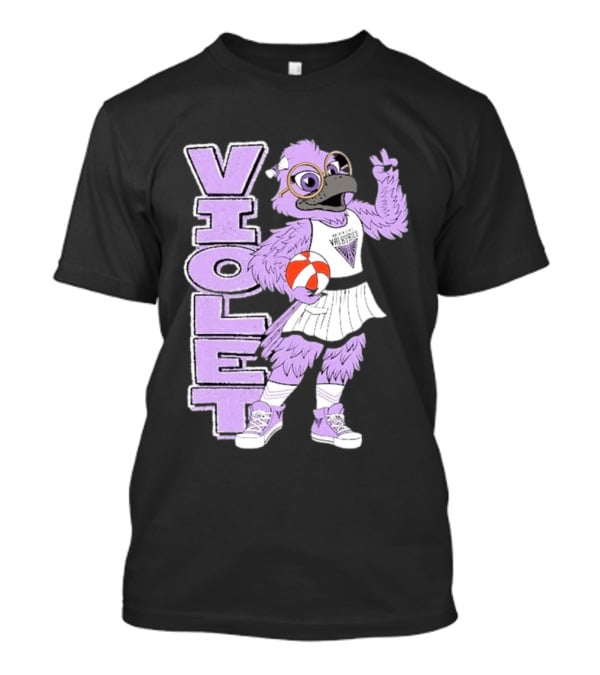 Golden State Valkyries Oaklandish Violet Mascot Basketball T-Shirt