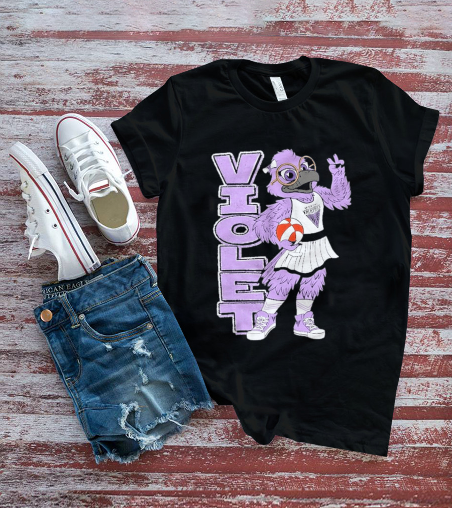 Golden State Valkyries Oaklandish Violet Mascot Basketball T-Shirt