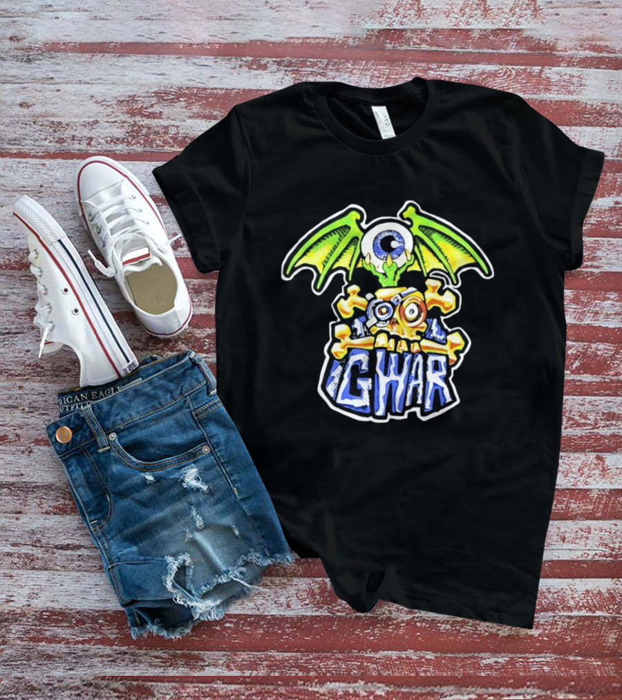 Gwar Winged Eyeball Skull Heavy Metal T-Shirt