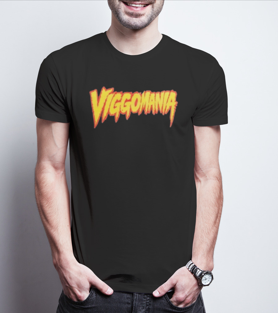 VIGGOMANIA Bold Retro Style Text Trend T-Shirt