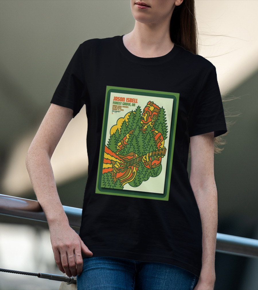 Jason Isbell Forest Grove OR Grand Lodge Concerts Aug 14 2026 T-Shirt